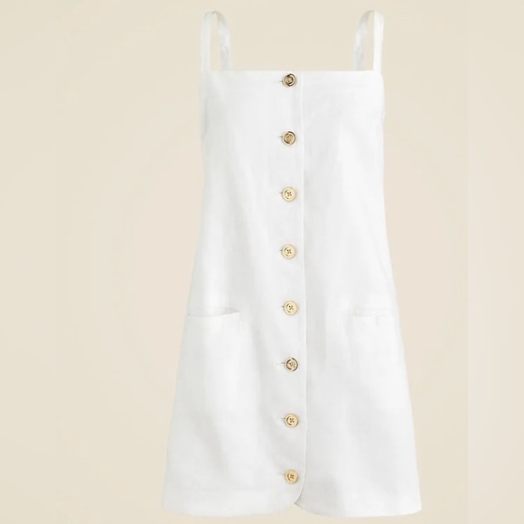 J Crew Women’s chambray long sleeve scalloped tunic dress size XS - Picture 2 of 5